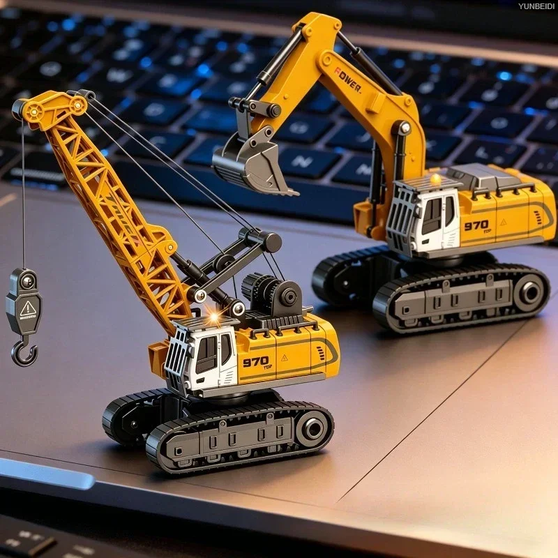 Kids Outdoor Digger - 1:64 RC Mini Alloy Car Forklift