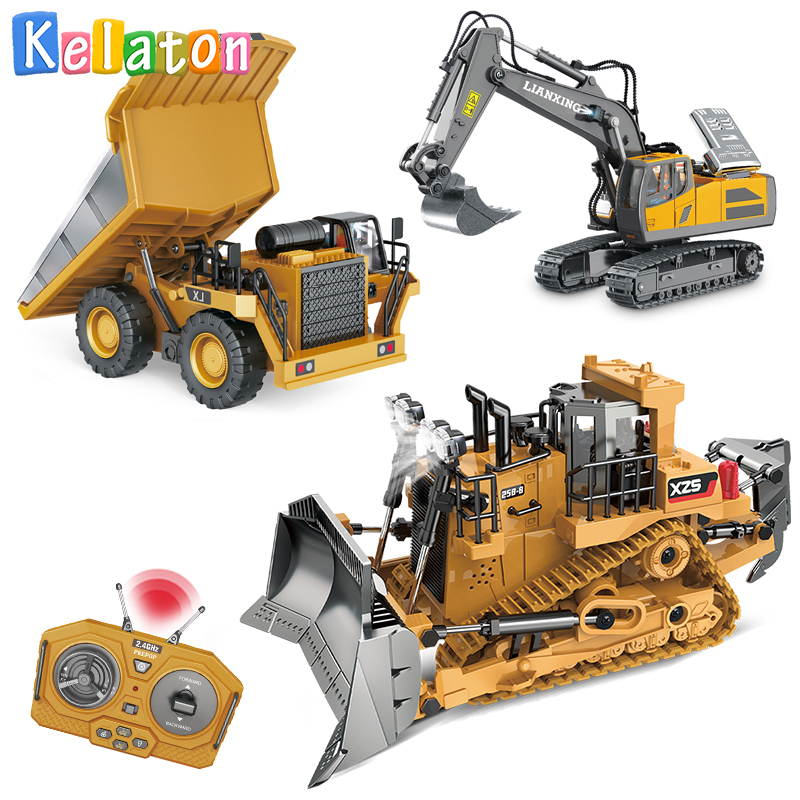 Kids Outdoor Digger - 1: 20 Electric Engineering Remote Control