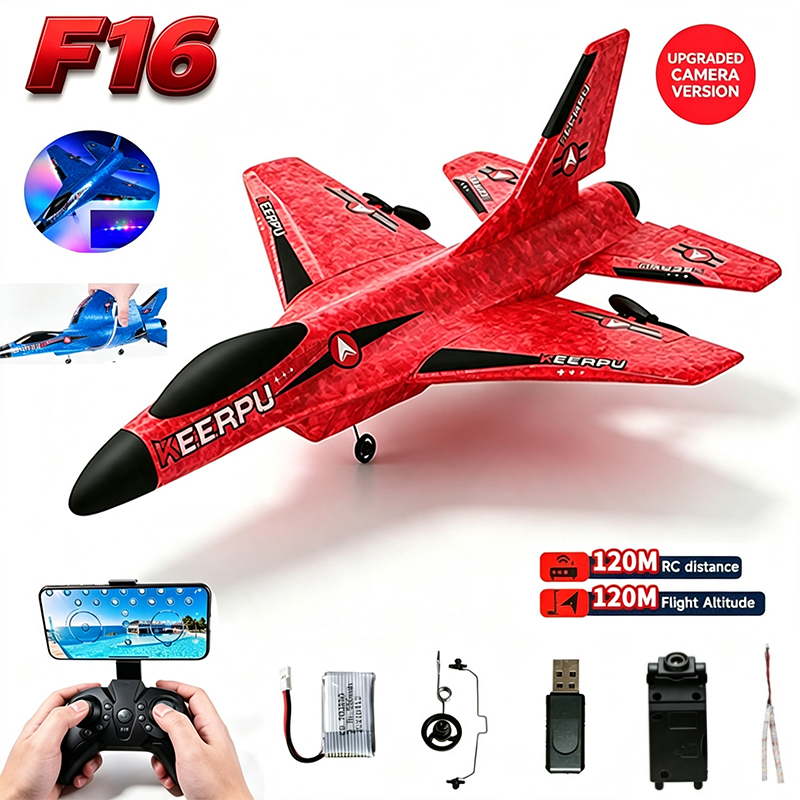 Kids Outdoor Toy Storage - RC Foam Aircraft F16 Rc Plane