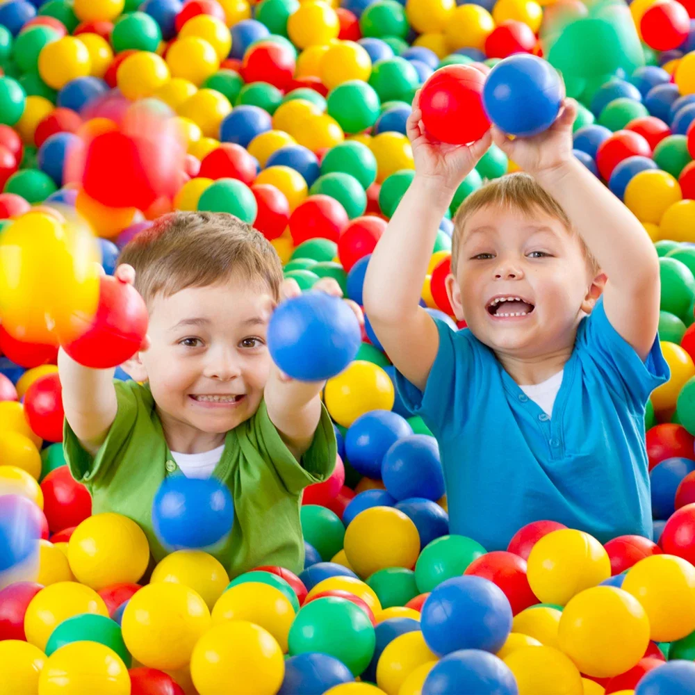 Kids Outdoor House Accessories - Eco-Friendly Colorful Ball Soft Plastic Pool