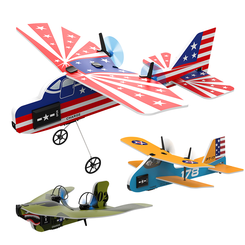 Kids Outdoor Toy Storage - Mini RC Plane 2.4G 2CH Fixed