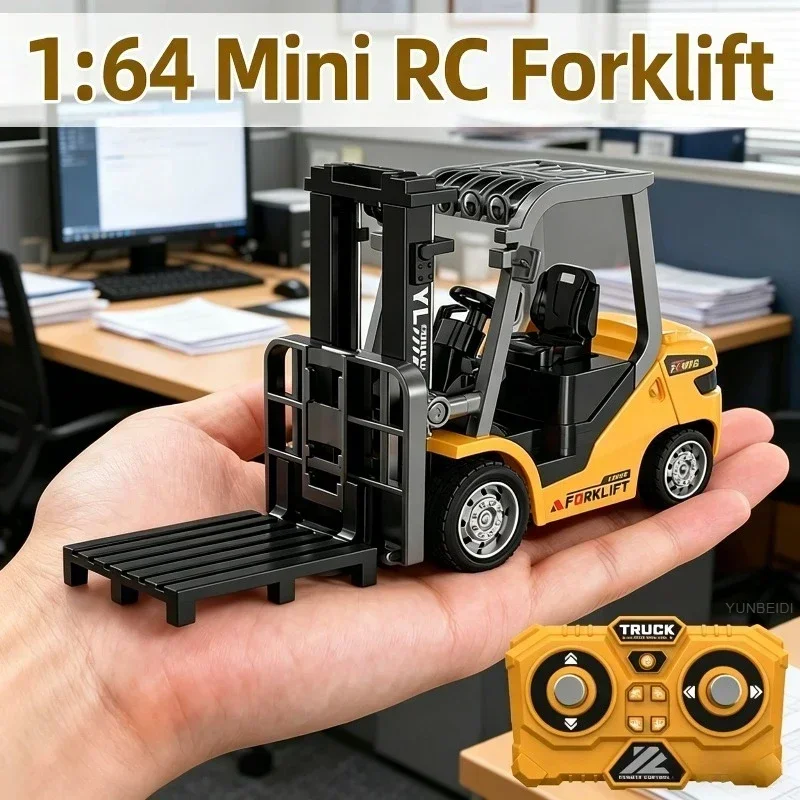 1:64 RC Mini Alloy Car Forklif - Kids Outdoor Digger 评论和价格
