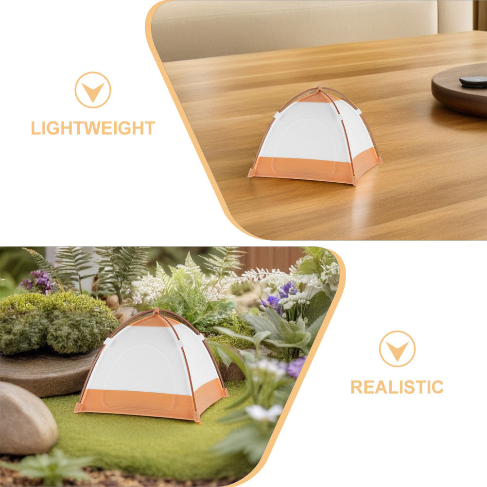 Miniature Dollhouse Camping Te - Kids Outdoor House Accessories 评论和价格