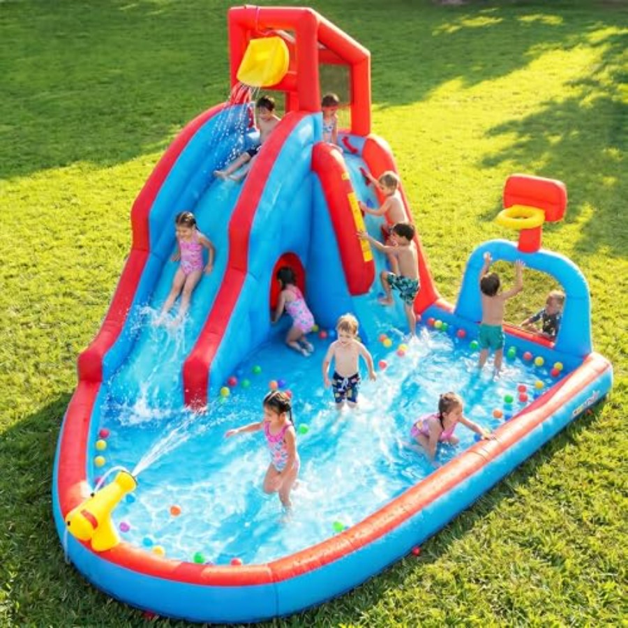 Backyard outdoor water slide i - Kids Outdoor House 评论和价格