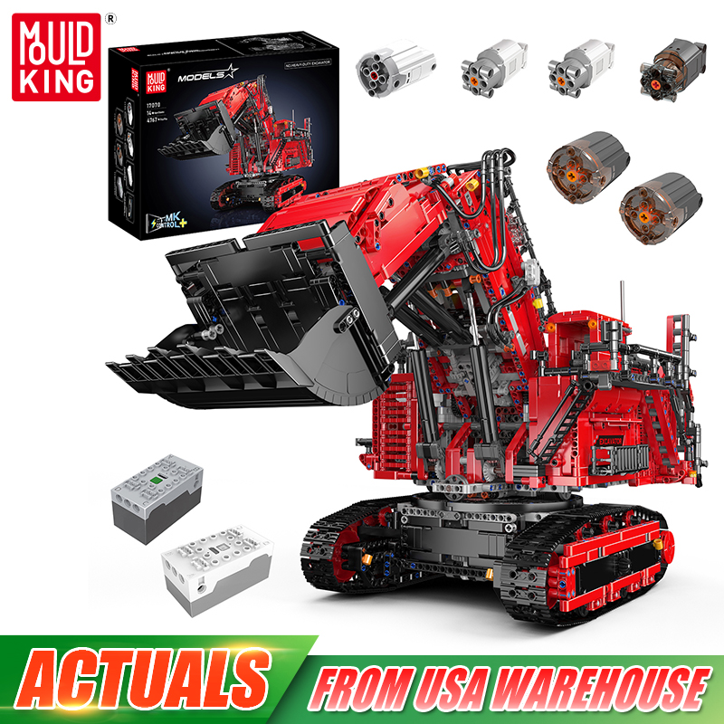 Mould King 17070 17071 Technic - Kids Outdoor Digger 评论和价格