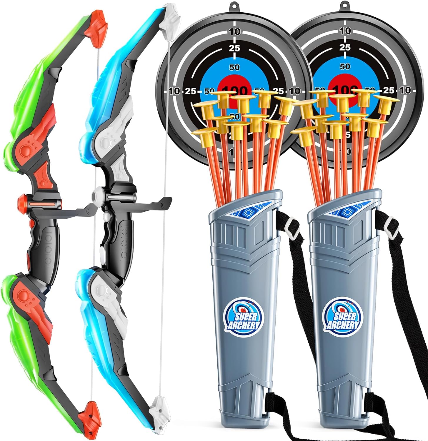 Bow and Arrow Set for Kids -Ar - Kids Outdoor Archery Set 评论和价格