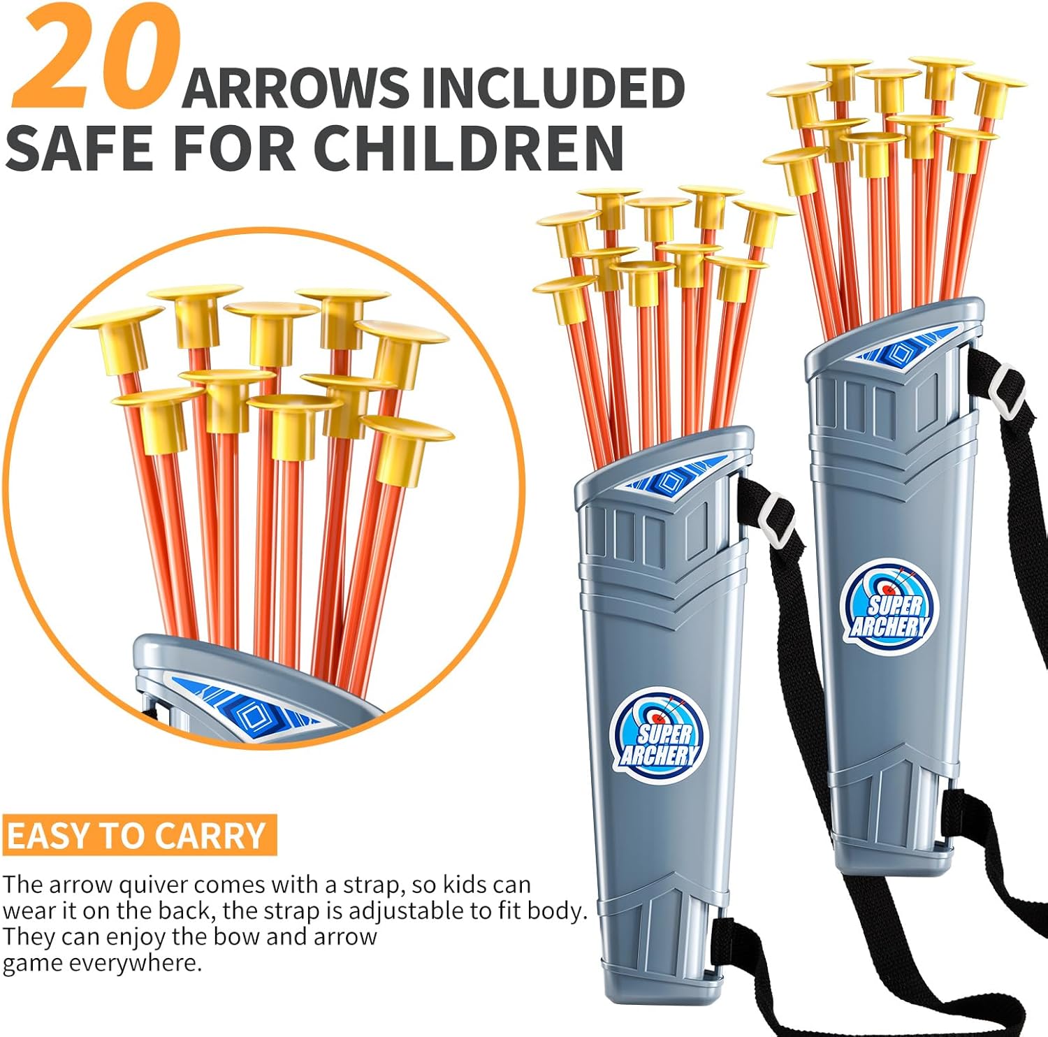 Bow and Arrow Set for Kids -Ar - Kids Outdoor Archery Set 评论和价格