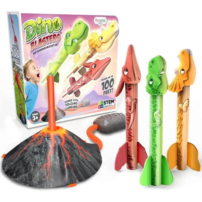 Flying Dinosaur Rocket Launche - Kids Outdoor Jumping Toys 评论和价格