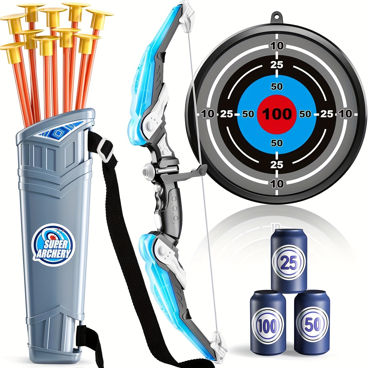 Kids Outdoor Sports Toy LED Li - Kids Outdoor Archery Set 评论和价格