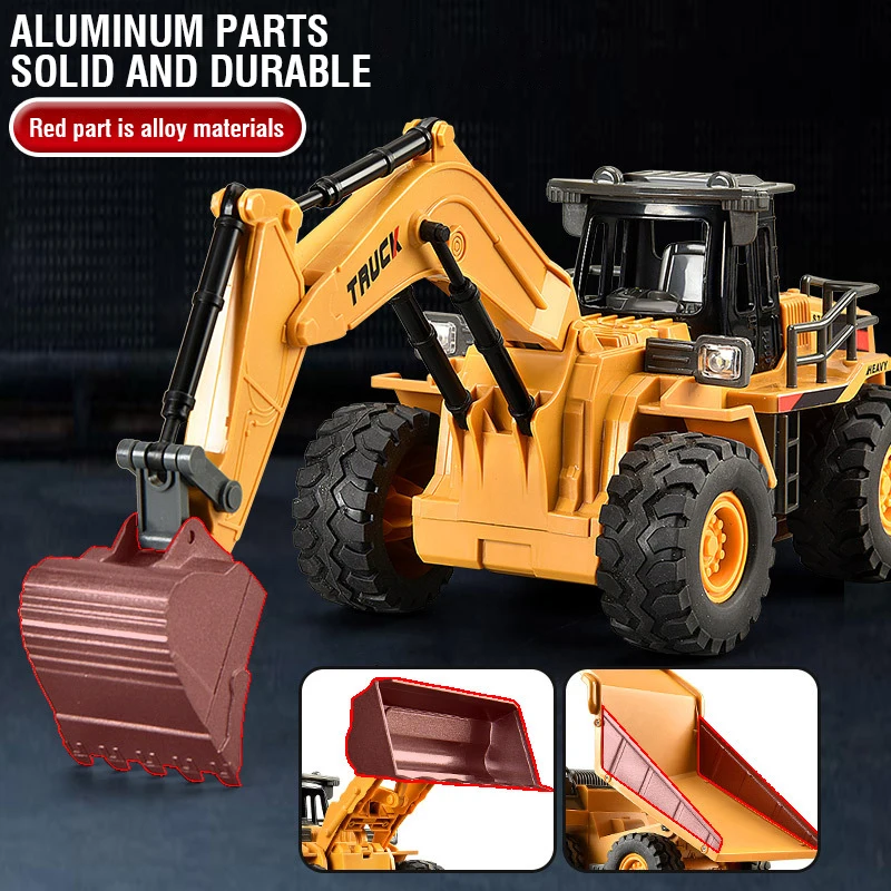 2.4G Alloy Remote Control Exca - Kids Outdoor Digger 评论和价格