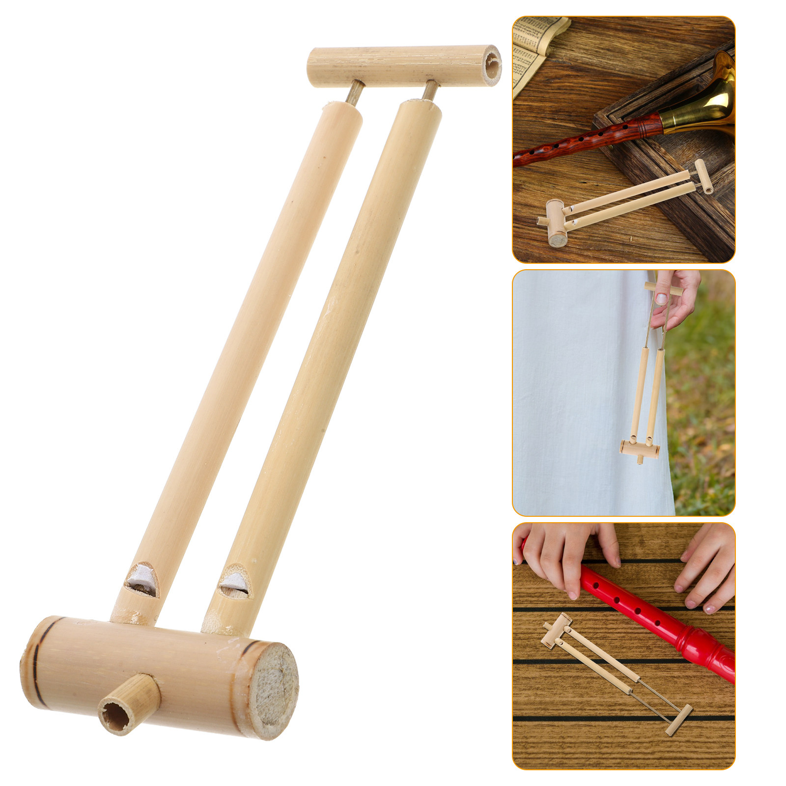 Bamboo Bird Whistle Handmade F - Kids Outdoor Instruments 评论和价格