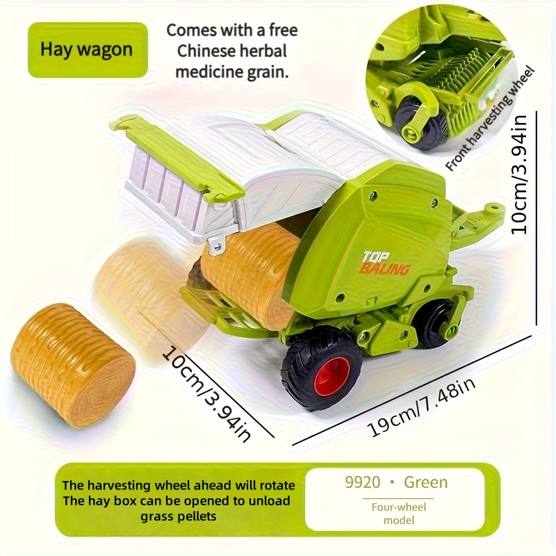 1:24 Inertial Farm Tractor wit - Kids Outdoor Entertainment 评论和价格