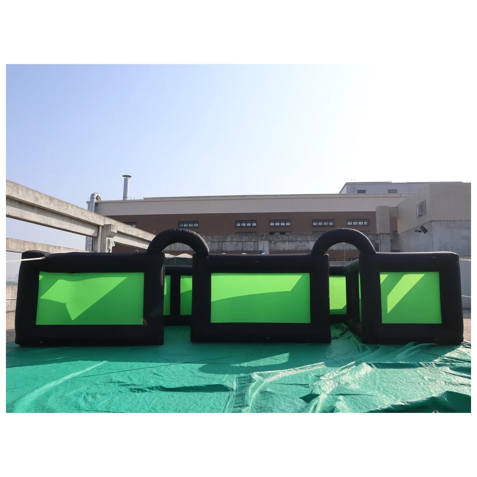 Outdoor Black Green Inflatable - Kids Outdoor Party Venue 评论和价格