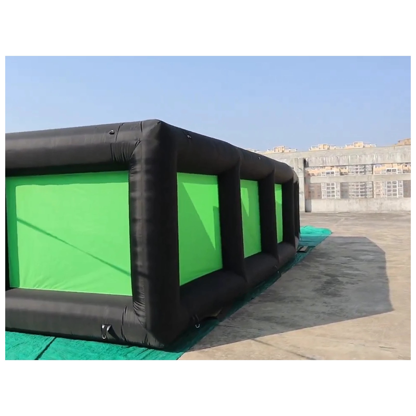 Outdoor Black Green Inflatable - Kids Outdoor Party Venue 评论和价格
