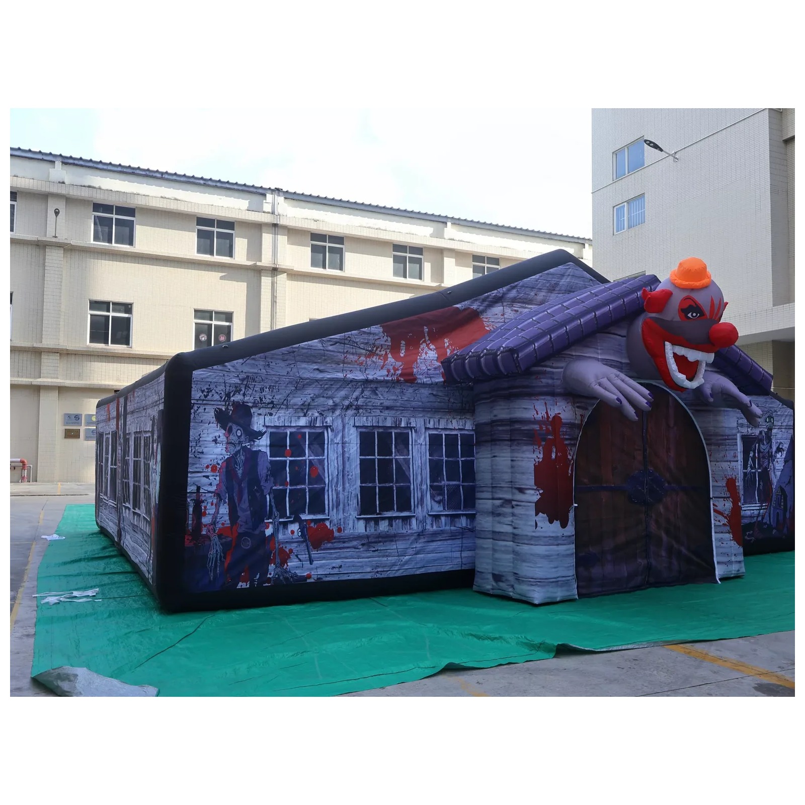 Large Gray Covered Inflatable  - Kids Outdoor Party Venue 评论和价格