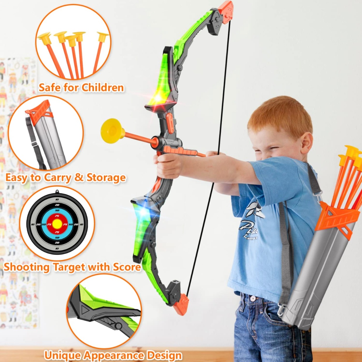 Kids Archery Bow and Arrow Set - Kids Outdoor Archery Set 评论和价格