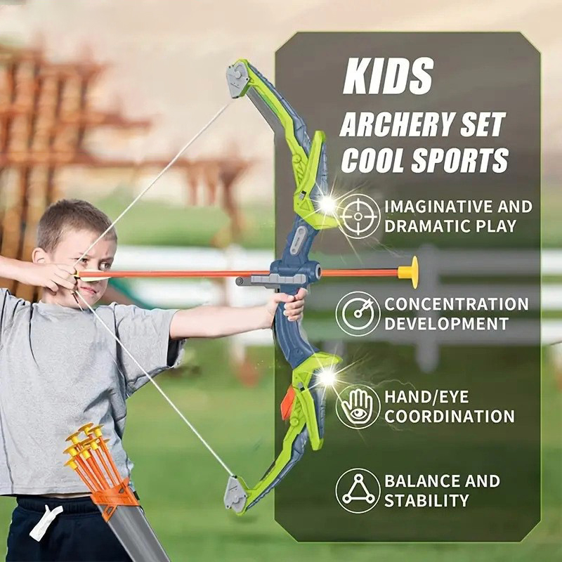 Kids Archery Bow and Arrow Set - Kids Outdoor Archery Set 评论和价格