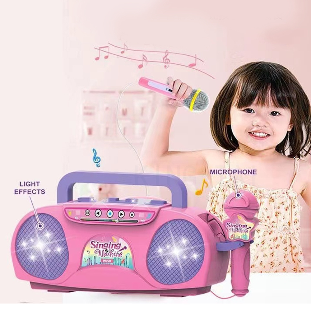 Kids Microphone Karaoke Machin - Kids Outdoor Instruments 评论和价格