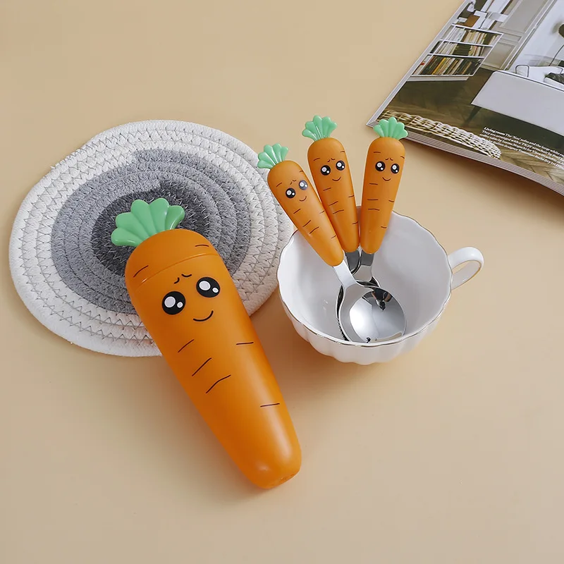 Stainless Steel Carrots Tablew - Kids Outdoor Kitchen Set 评论和价格
