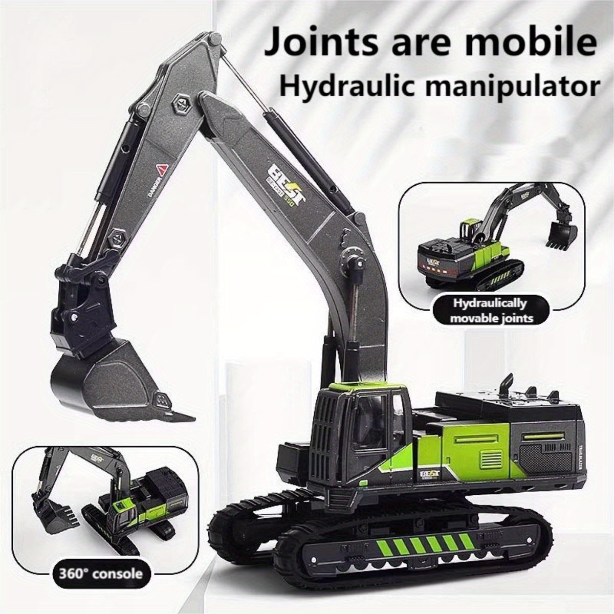 1/50 Diecast Alloy Inertia Eng - Kids Outdoor Digger 评论和价格