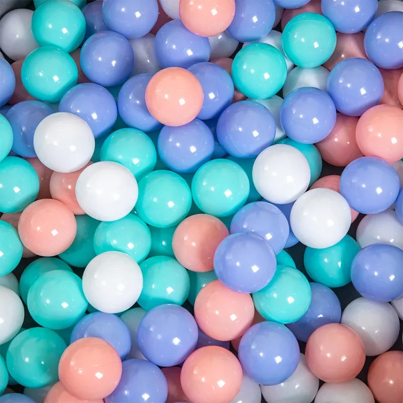 50Pcs 55MM Baby Plastic Balls  - Kids Outdoor House Accessories 评论和价格