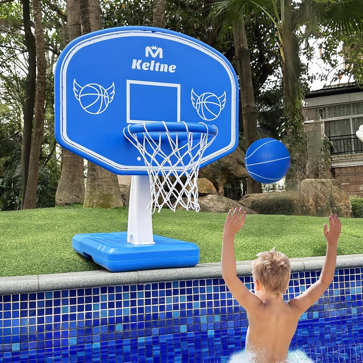 Large Swimming Pool Basketball - Kids Outdoor Entertainment 评论和价格