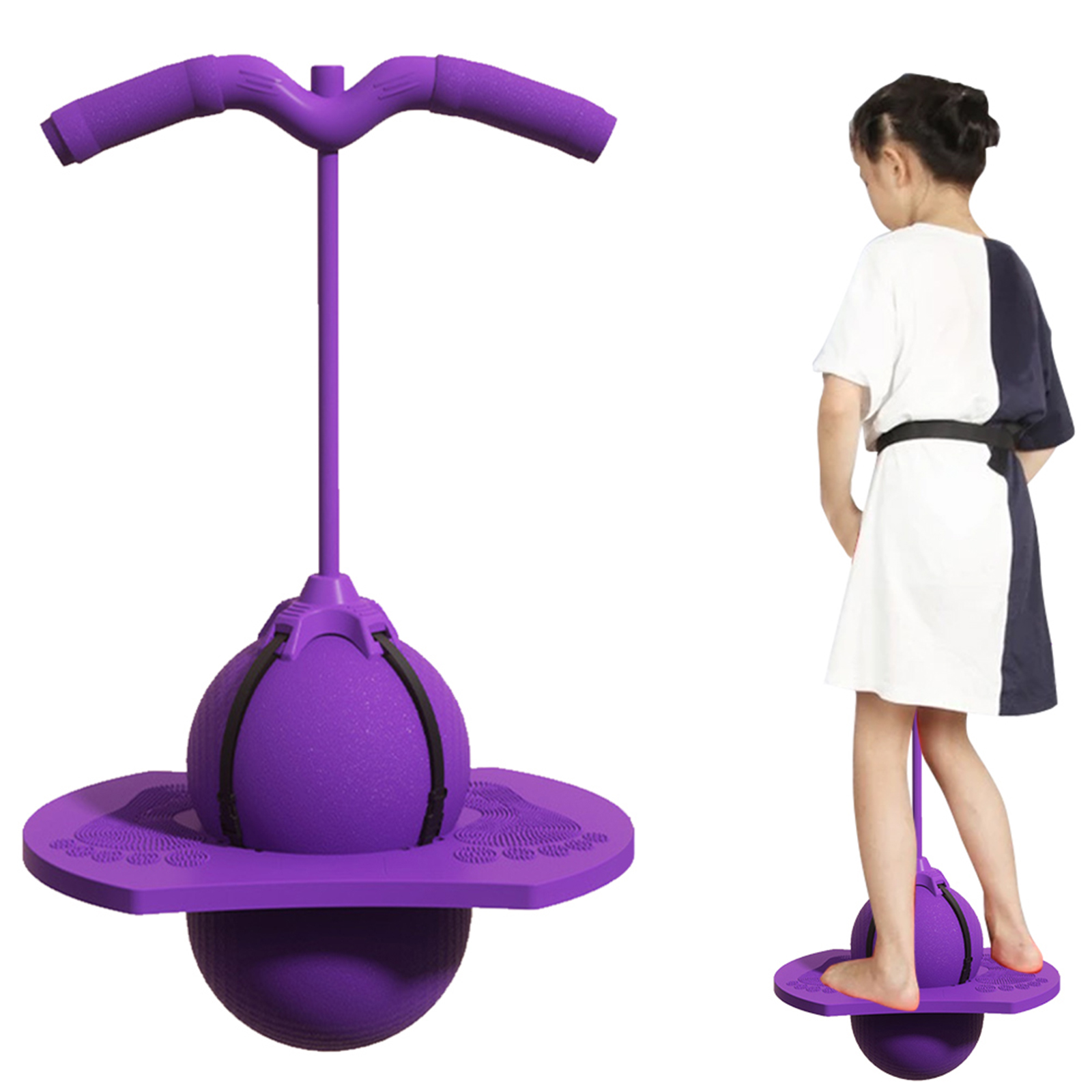 Balance Jumping Ball with Hand - Kids Outdoor Jumping Toys 评论和价格