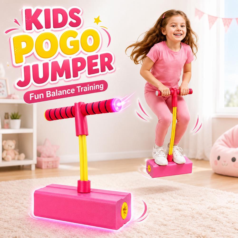Frog Jump Foam Pogo Stick Kids - Kids Outdoor Jumping Toys 评论和价格