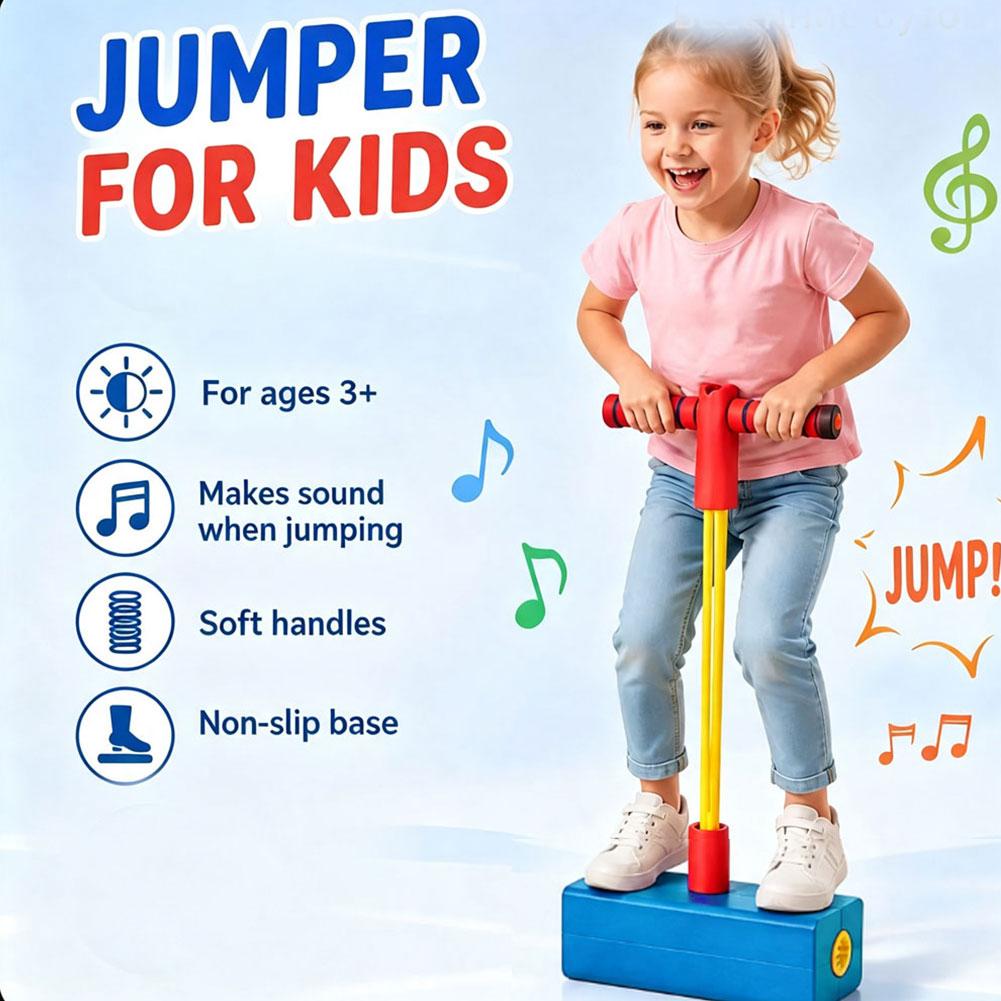 Frog Jump Foam Pogo Stick Kids - Kids Outdoor Jumping Toys 评论和价格