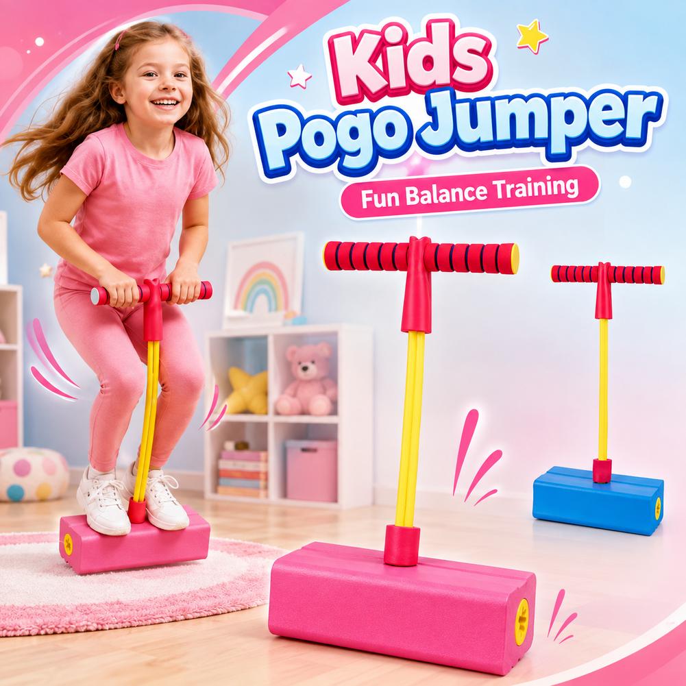 Frog Jump Foam Pogo Stick Kids - Kids Outdoor Jumping Toys 评论和价格