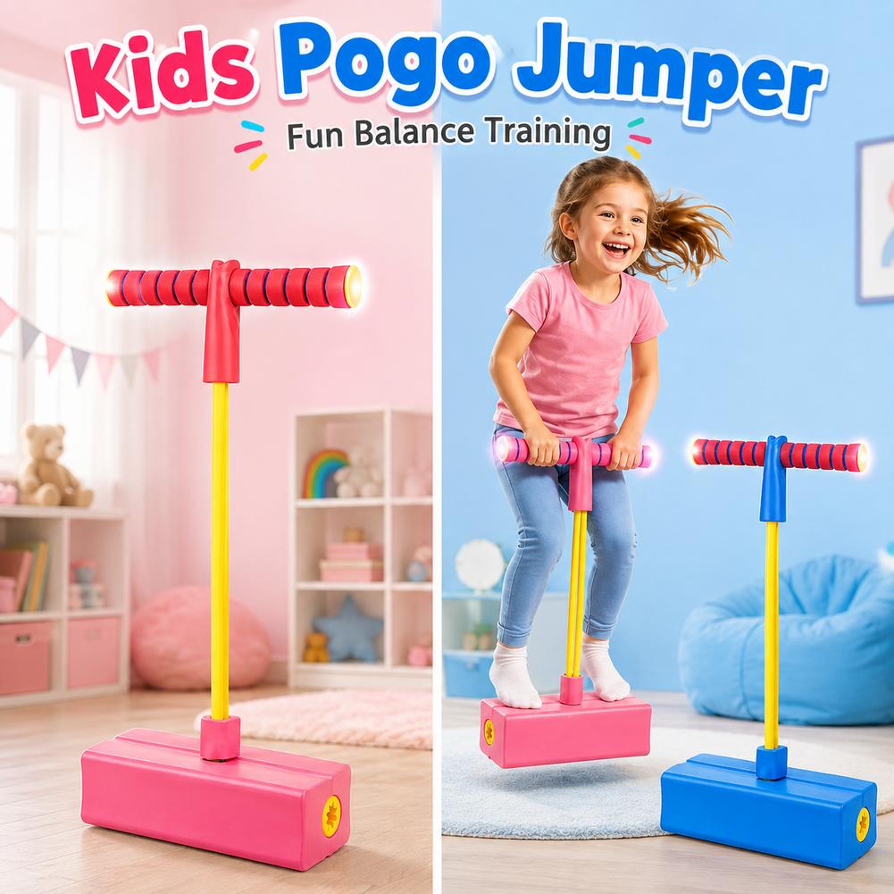 Frog Jump Foam Pogo Stick Kids - Kids Outdoor Jumping Toys 评论和价格