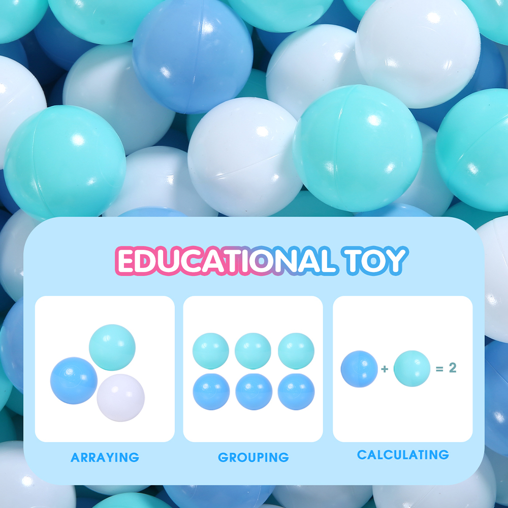 100Pcs Colors Plastic Balls Wa - Kids Outdoor Grill 评论和价格