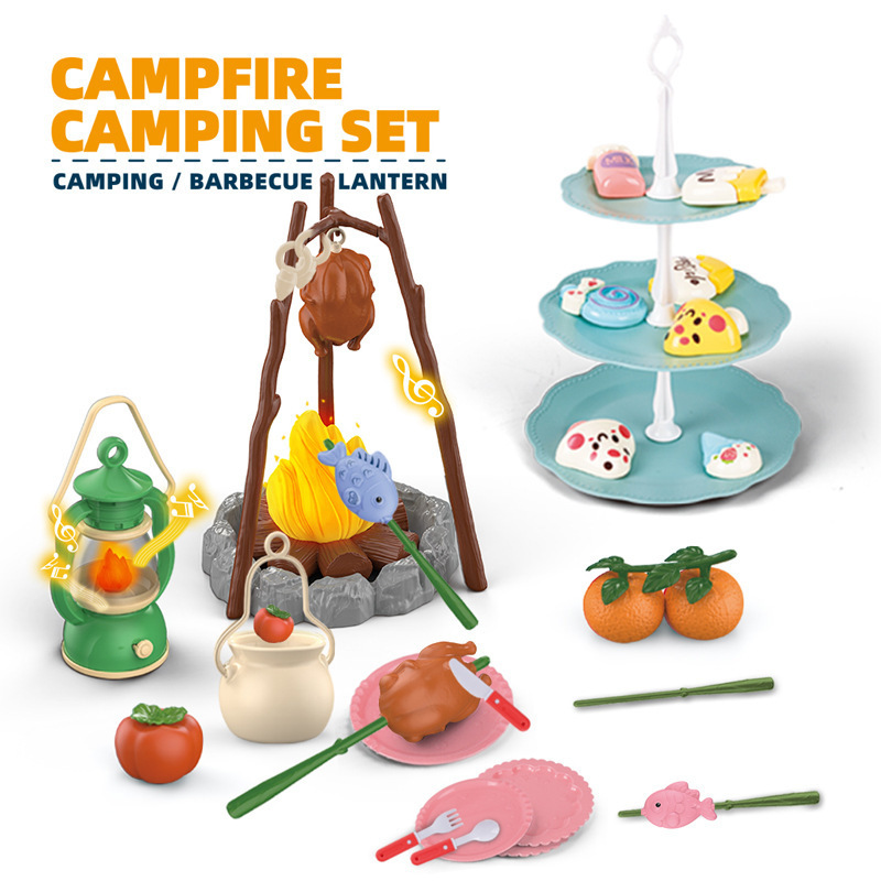 Kids Camping Tent Set Baby Pla - Kids Outdoor House 评论和价格