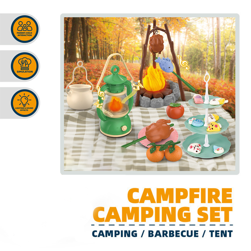 Kids Camping Tent Set Baby Pla - Kids Outdoor House 评论和价格