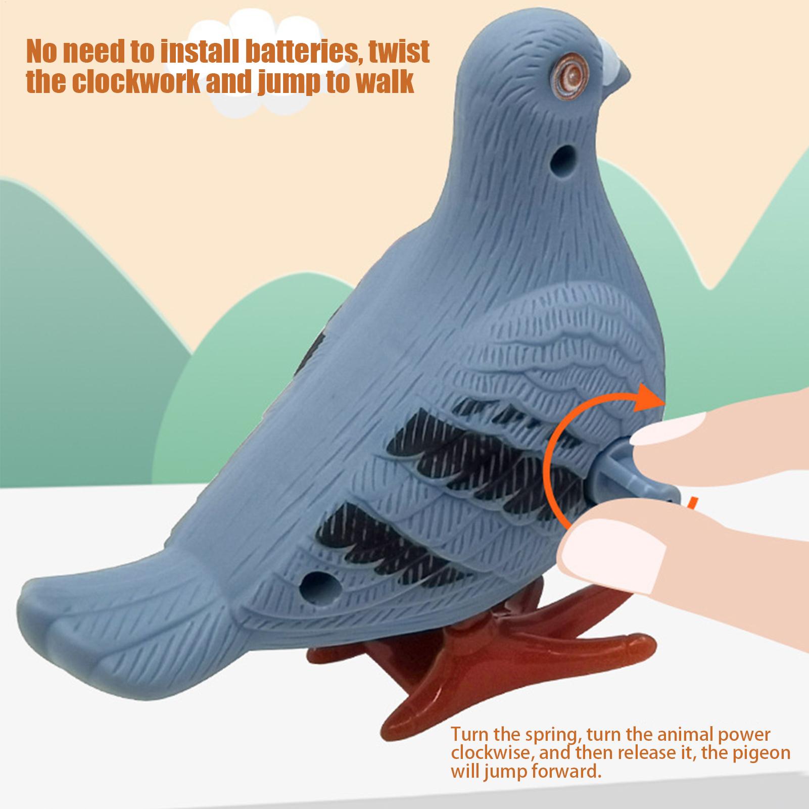 Cute Jumping Pigeon Clockwork  - Kids Outdoor Jumping Toys 评论和价格