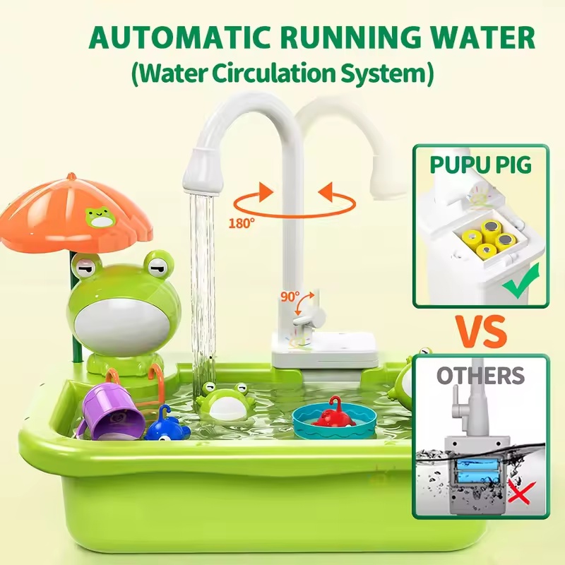 New Kids Kitchen Sink Electric - Kids Outdoor Kitchen Set 评论和价格