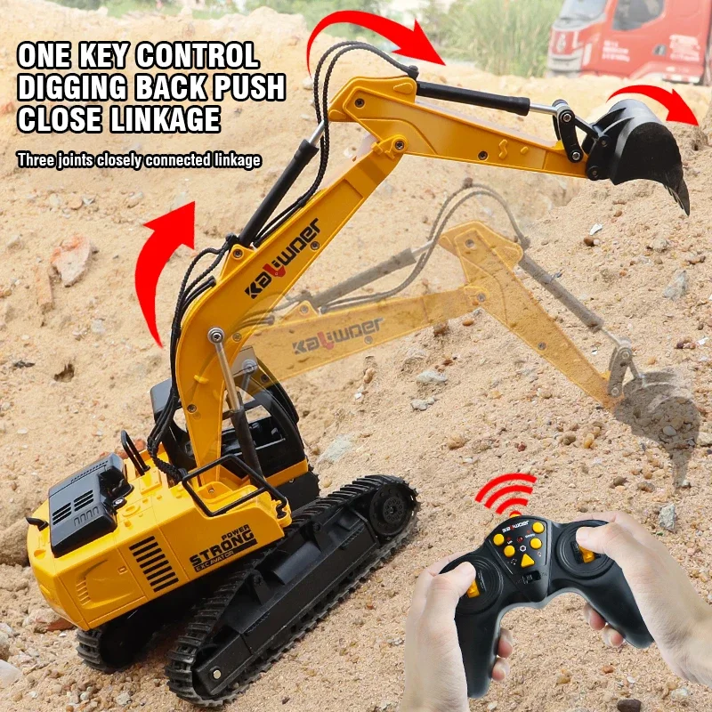 Huina Rc Excavator 1/24 9Ch Re - Kids Outdoor Digger 评论和价格