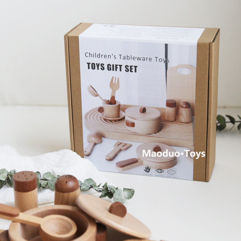 Maoduo Toys Beech Wooden Kids  - Kids Outdoor Kitchen Set 评论和价格