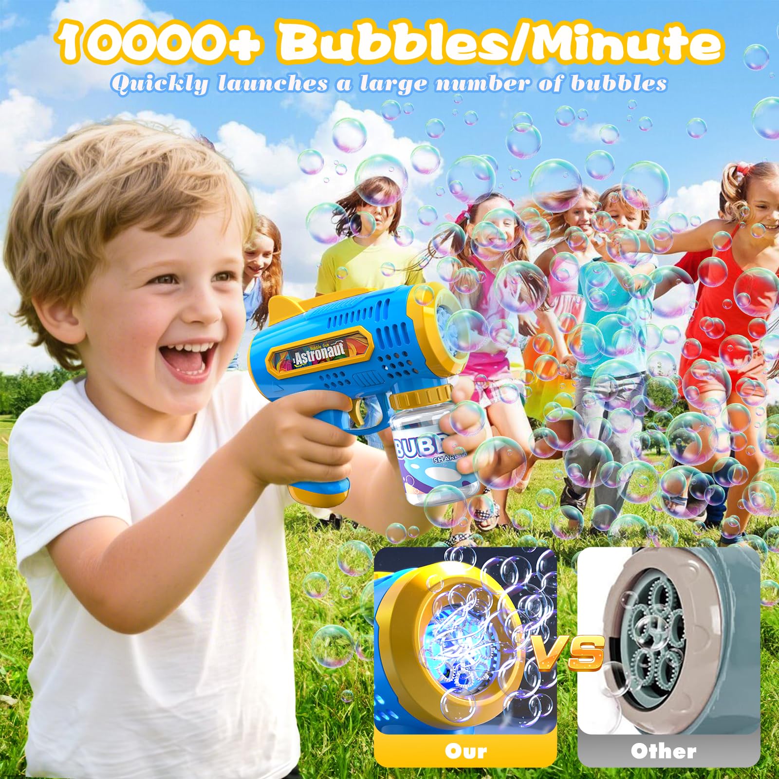 Bubble Gun, Automatic Bubble M - Kids Outdoor Wagon 评论和价格