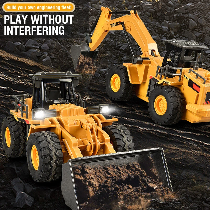 RC Alloy Excavator 2.4G 9CH Re - Kids Outdoor Digger 评论和价格