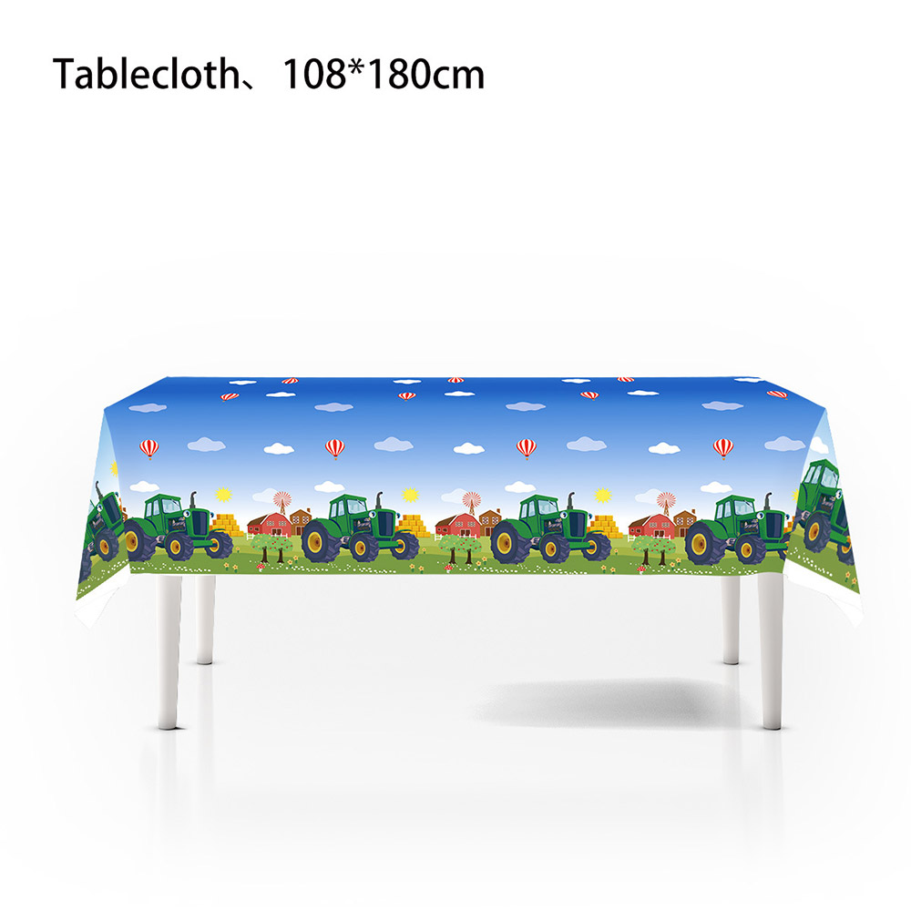 Green Farm Tractor Birthday Pa - Kids Outdoor Digger 评论和价格