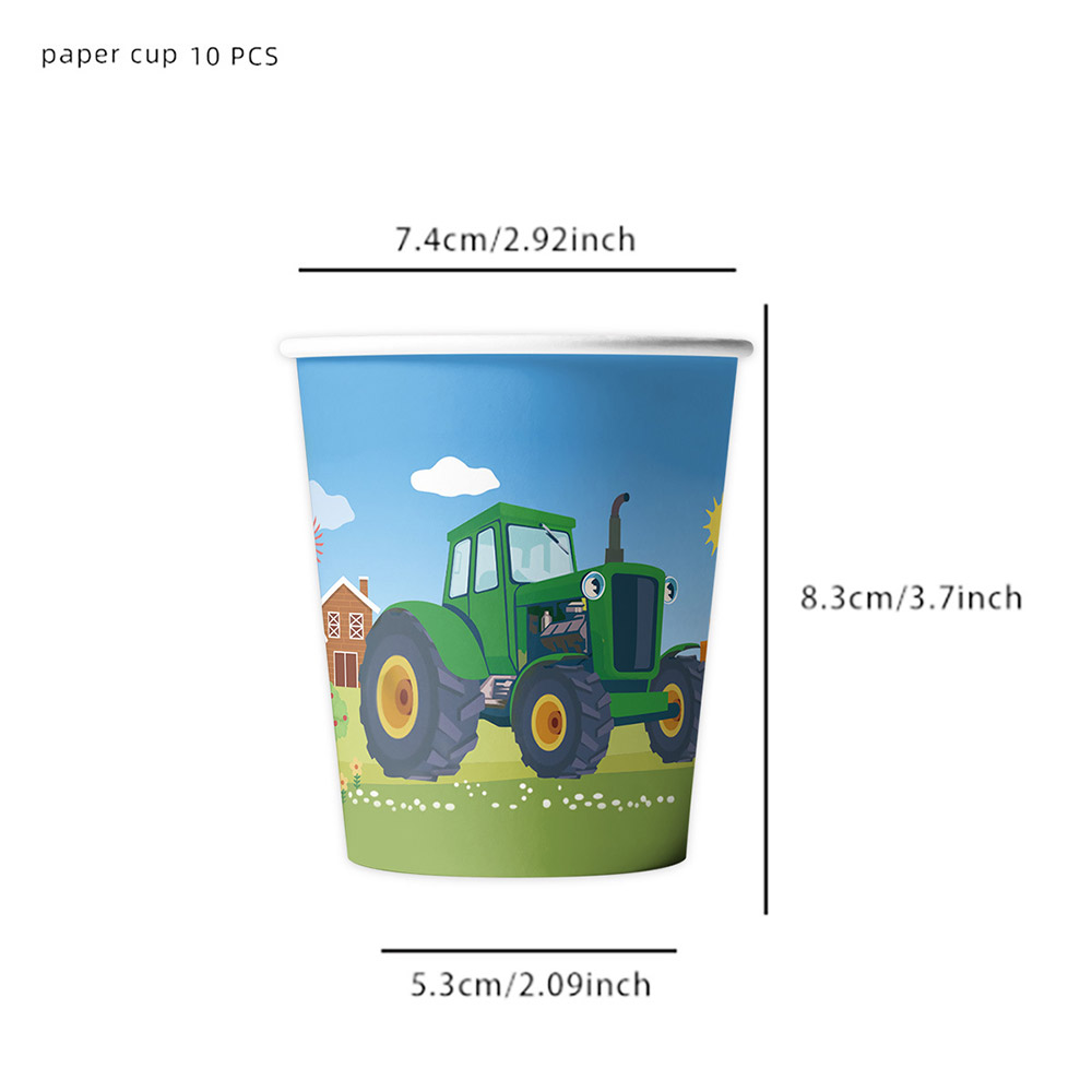 Green Farm Tractor Birthday Pa - Kids Outdoor Digger 评论和价格