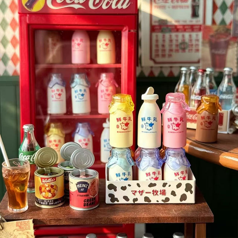Mini Cola Milk Bottle Set 6 Co - Kids Outdoor Kitchen Set 评论和价格