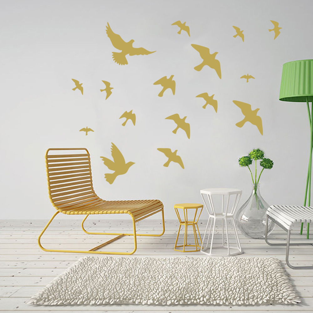 12Pcs/set Bird Wall Stickers H - Kids Outdoor Kitchen Set 评论和价格