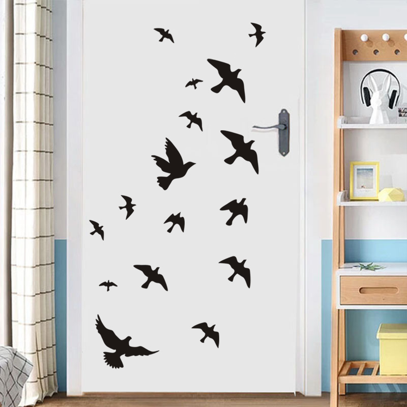 12Pcs/set Bird Wall Stickers H - Kids Outdoor Kitchen Set 评论和价格