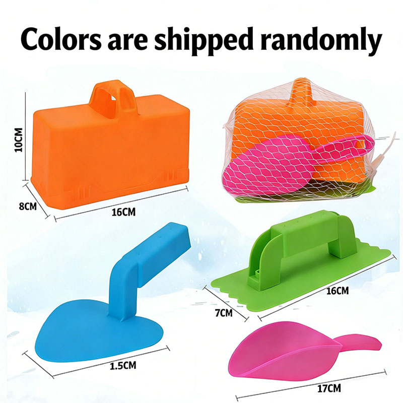 4pcs Snow Sand Construction To - Kids Outdoor Entertainment 评论和价格