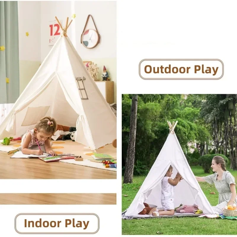 Children Cotton Canvas Indian  - Kids Outdoor House Accessories 评论和价格