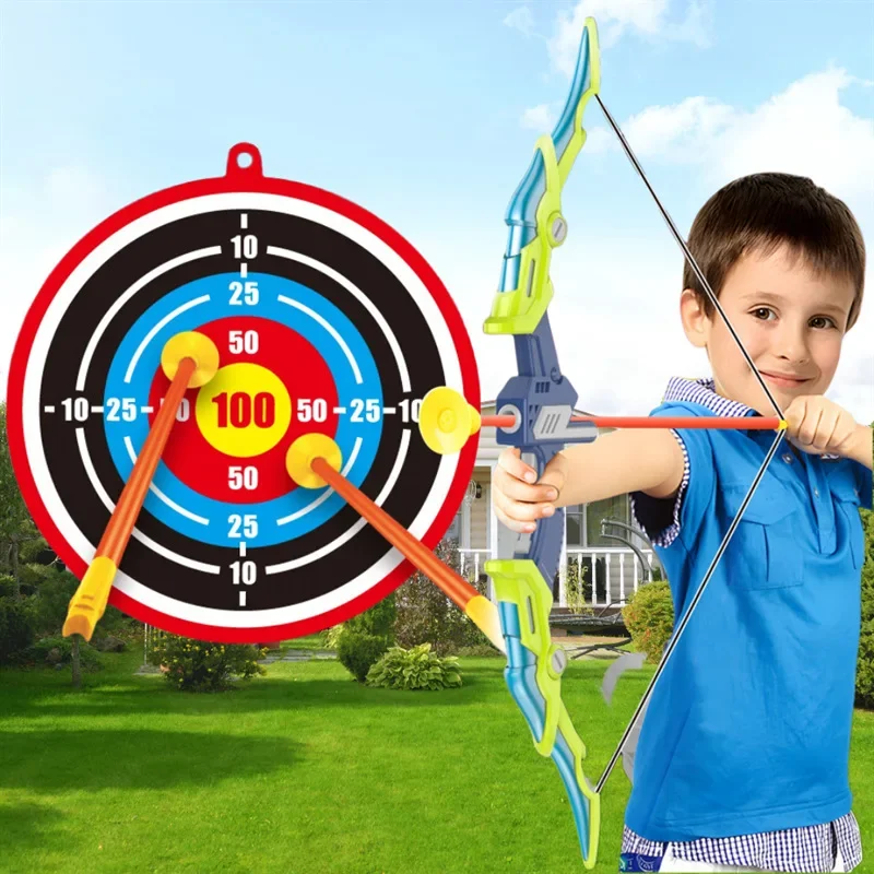 Bow and Arrow Set Light Up Arc - Kids Outdoor Archery Set 评论和价格