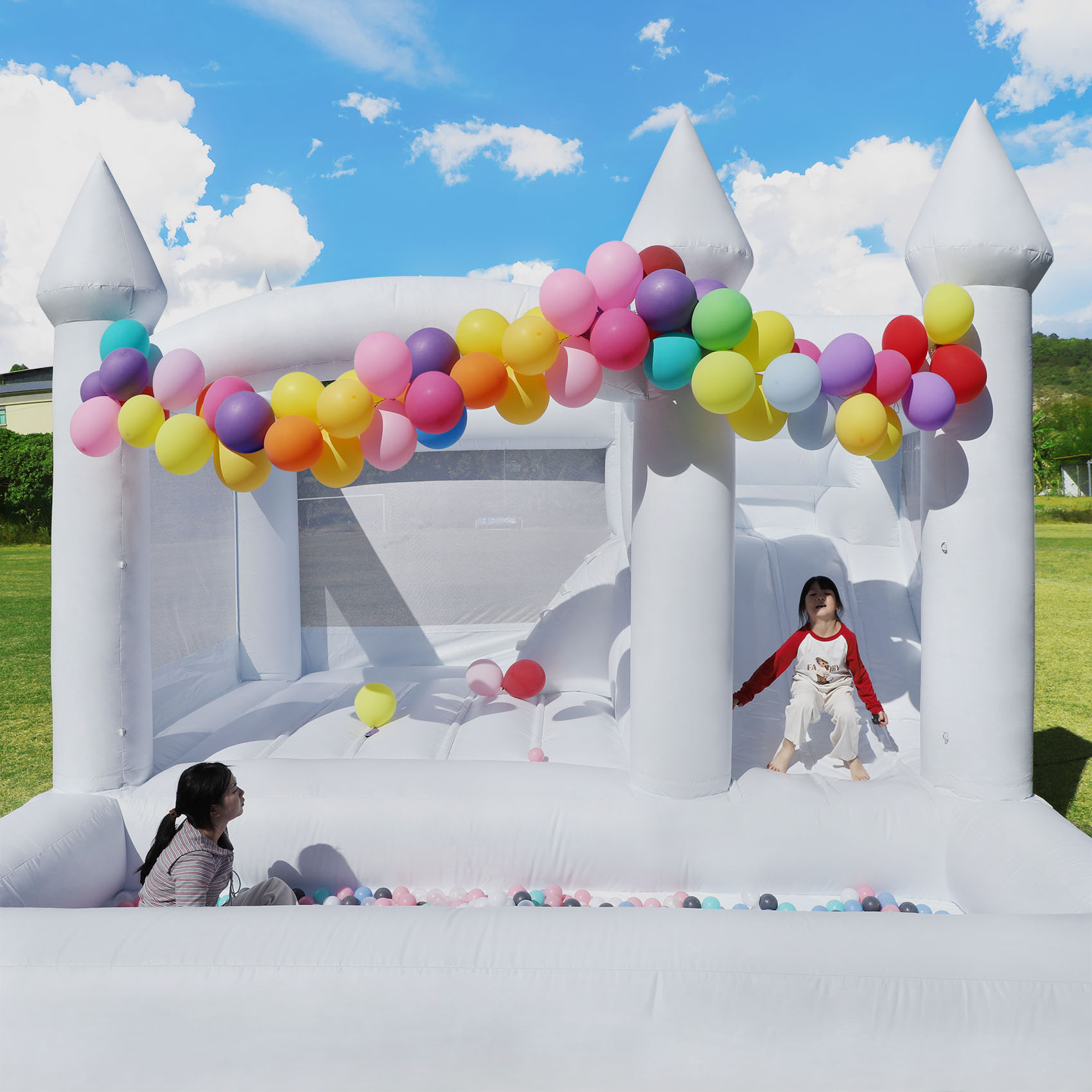 Bouncy Castle Bounce Houses Ju - Kids Outdoor House 评论和价格