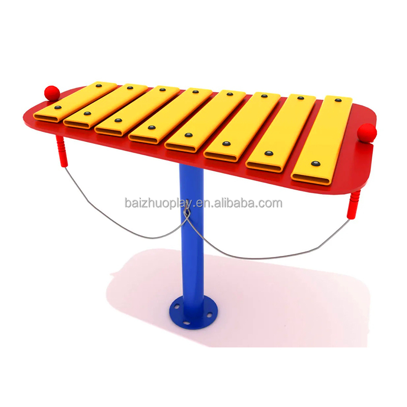 Kids Outdoor Metal Xylophone C - Kids Outdoor Instruments 评论和价格